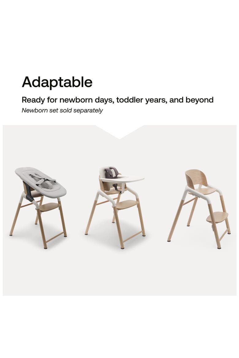 Giraffe Highchair, Alternate, color, NEUTRAL/WHITE