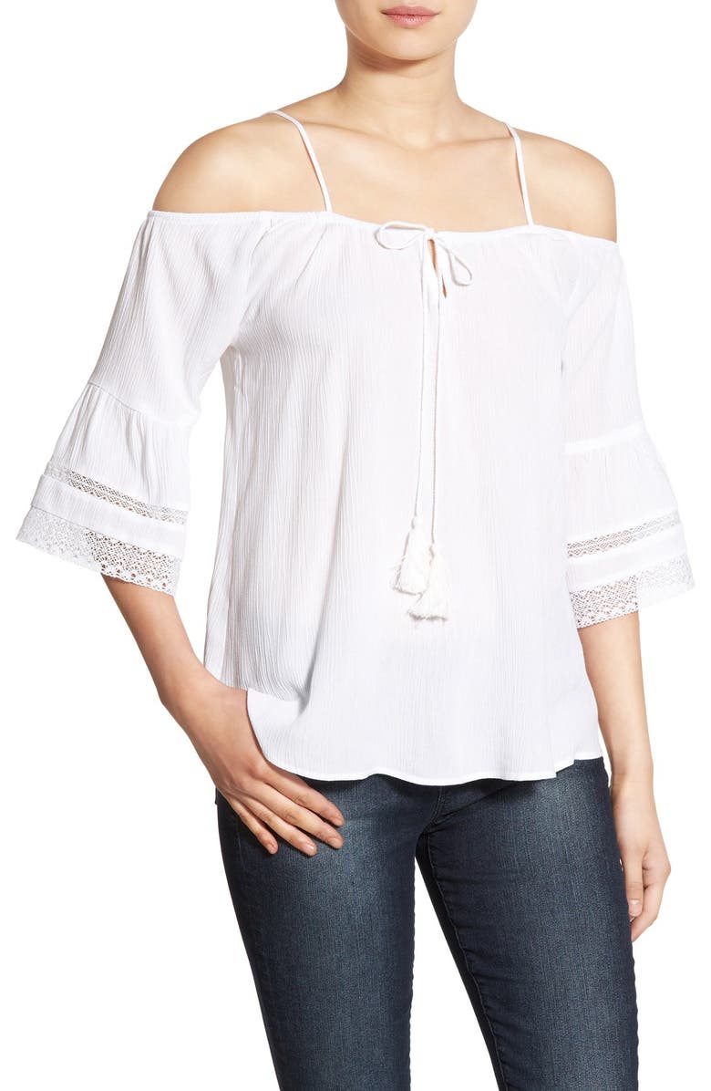 Socialite Off the Shoulder Top, Main, color, 