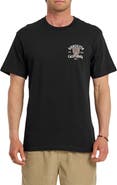 Quiksilver CA Bear Cotton Graphic T-Shirt