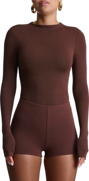Naked Wardrobe NW Mockneck Bodysuit