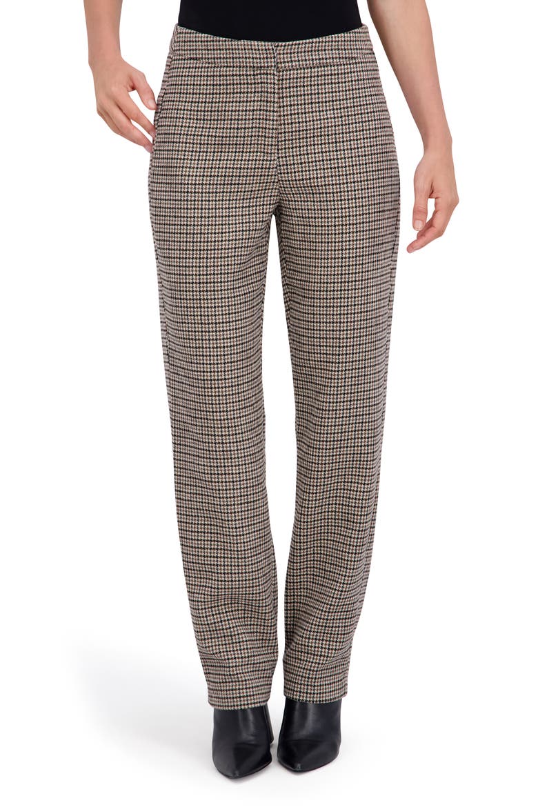 Plaid Trousers, Main, color, CAMEL/ BROWN/ BLACK
