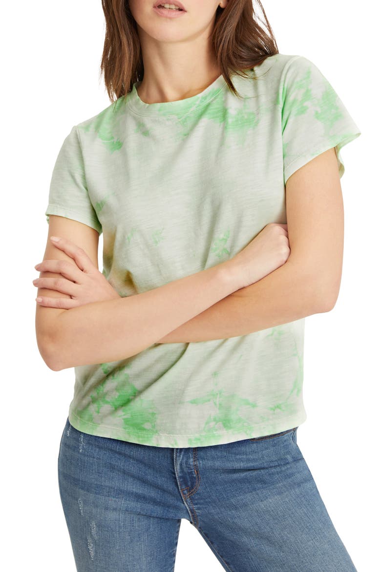 The Perfect Tie Dye T-Shirt, Main, color, PISTACHIO TIE DYE