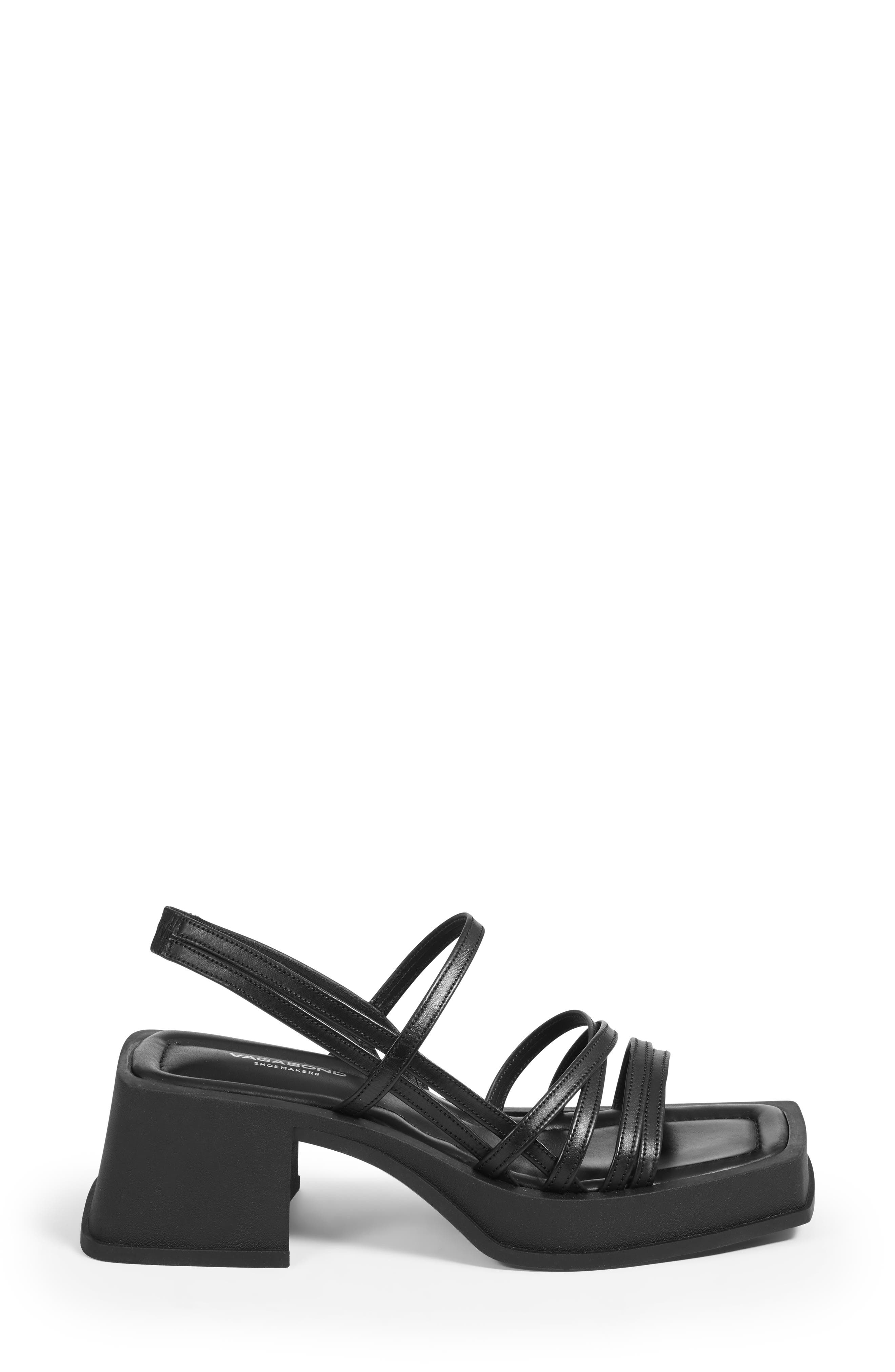 Vagabond Shoemakers Hennie Platform Sandal, Alternate, color, Black