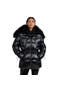 Electra Mid Puffer with Detachable shearling Lined Split Hood