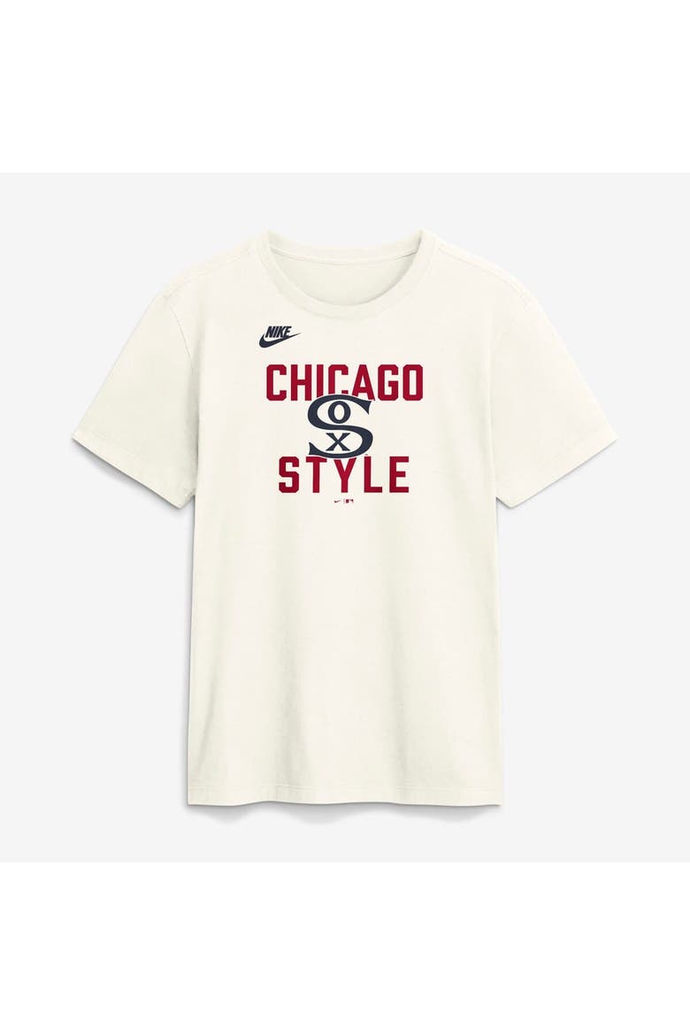Men's Nike Cream Chicago White Sox Cooperstown Collection ‘70s Inspired T-Shirt, Alternate, color, Cream