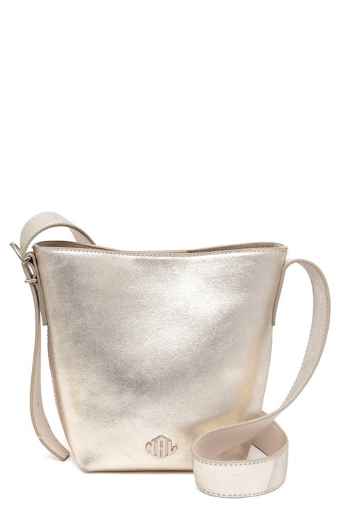Jayden Metallic Bucket Bag