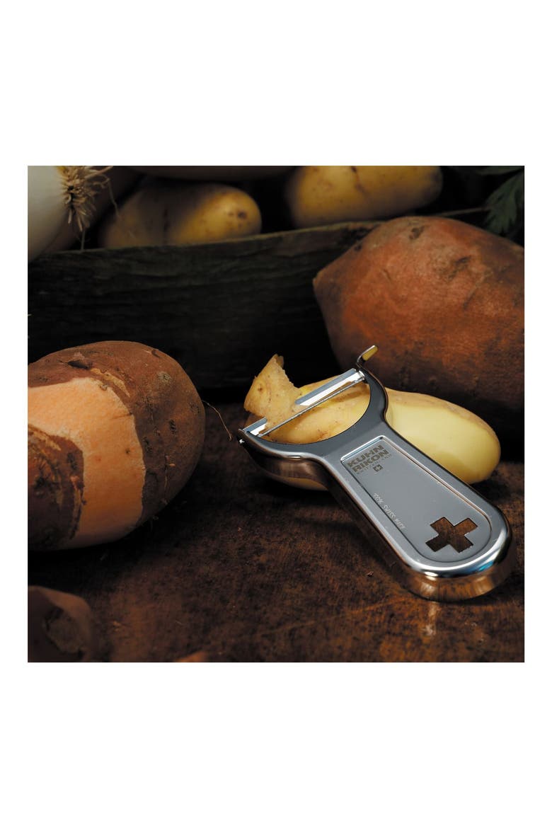 4-Inch Swiss Metal Peeler, Alternate, color, Silver