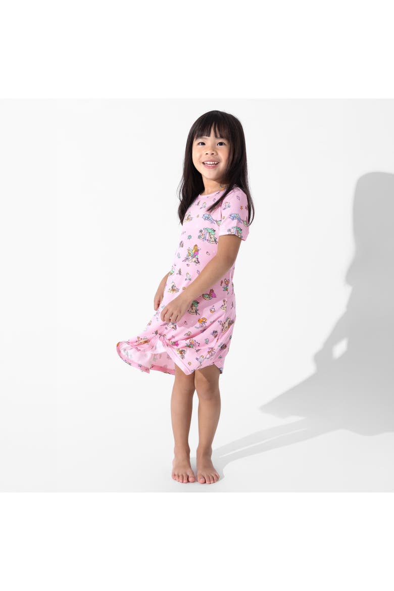 Kids' Mermaid Lagoon Short Sleeve Dress, Alternate, color, Mermaid Lagoon