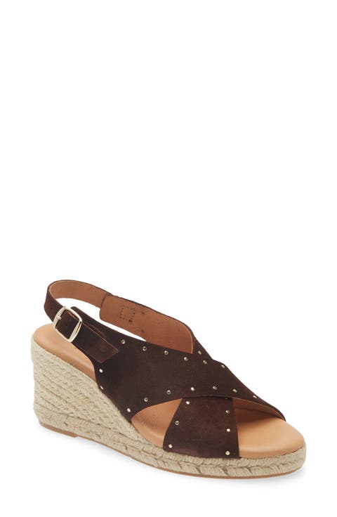 Eleni Slingback Espadrille Platform Wedge Sandal (Women)
