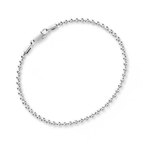 Sterling Silver Bead Ball Bracelet