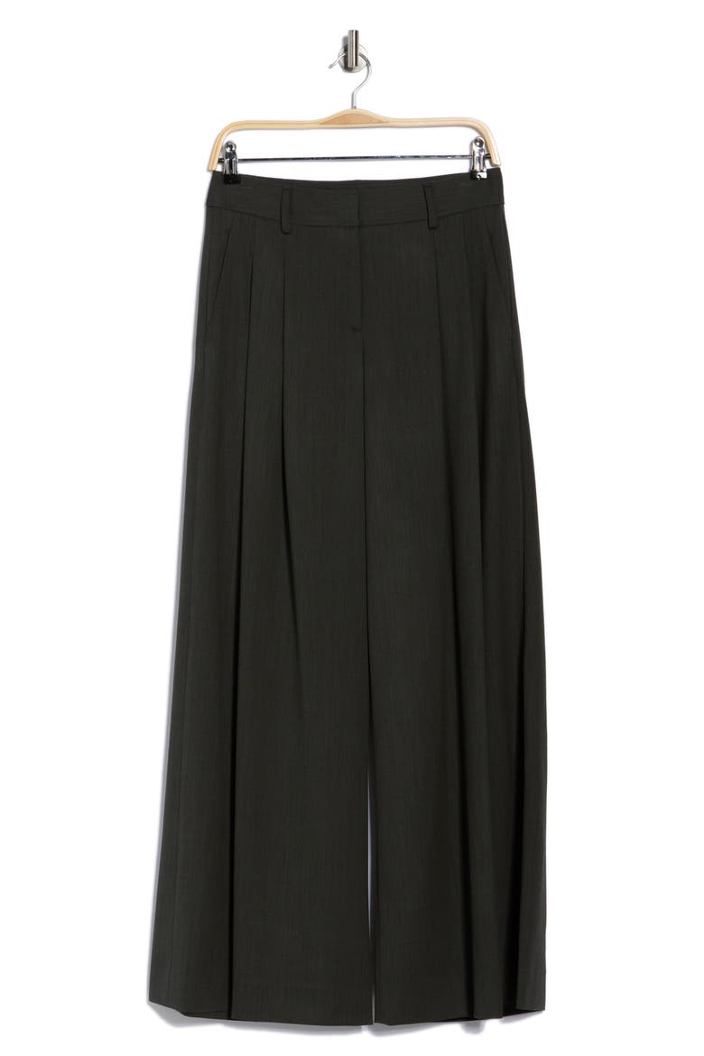 New Didi Wide Leg Wool Blend Pants, Alternate, color, MILITARY