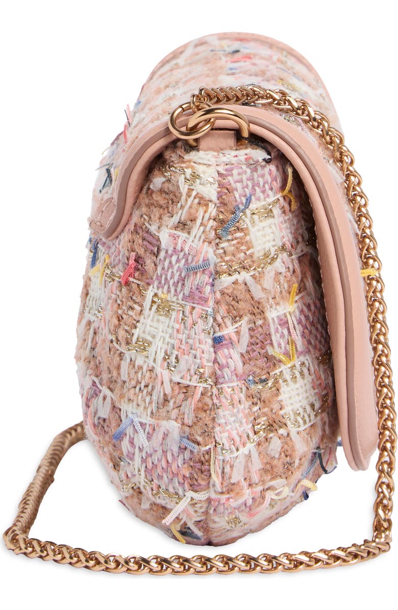 Sam Edelman Jasmine Small Flap Shoulder Bag, Alternate, color, Pink Sand
