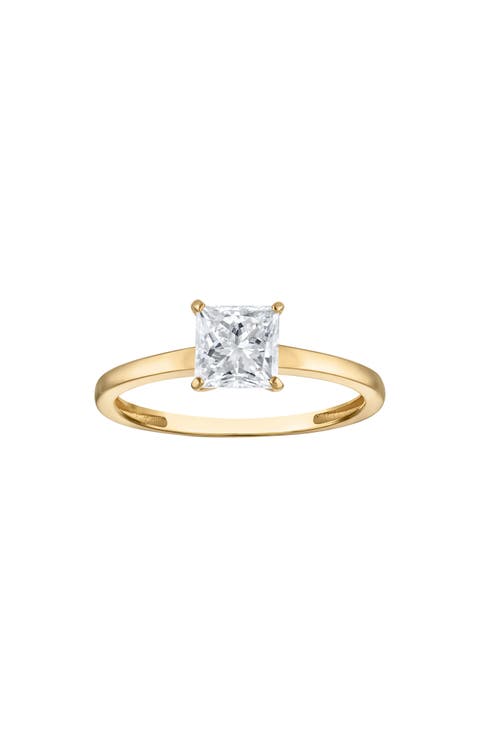 14K Gold Lab Grown Diamond Ring