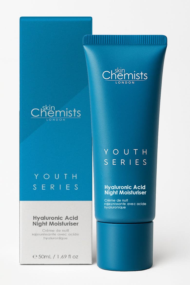 Youth Series 1% Hyaluronic Acid Night Moisturizer 50ml for Dryness, Fine Lines & Wrinkles, Alternate, color, White