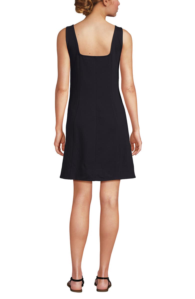 Lands' End Starfish Sleeveless Shift Dress, Alternate, color, Black