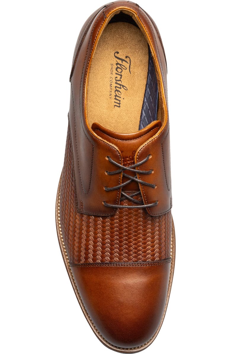Florsheim Rucci Cap Toe Derby, Alternate, color, Cognac