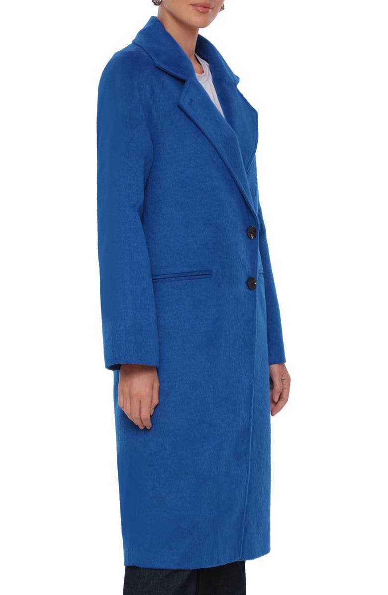 Avec Les Filles Single Breasted Coat, Alternate, color, Lapis