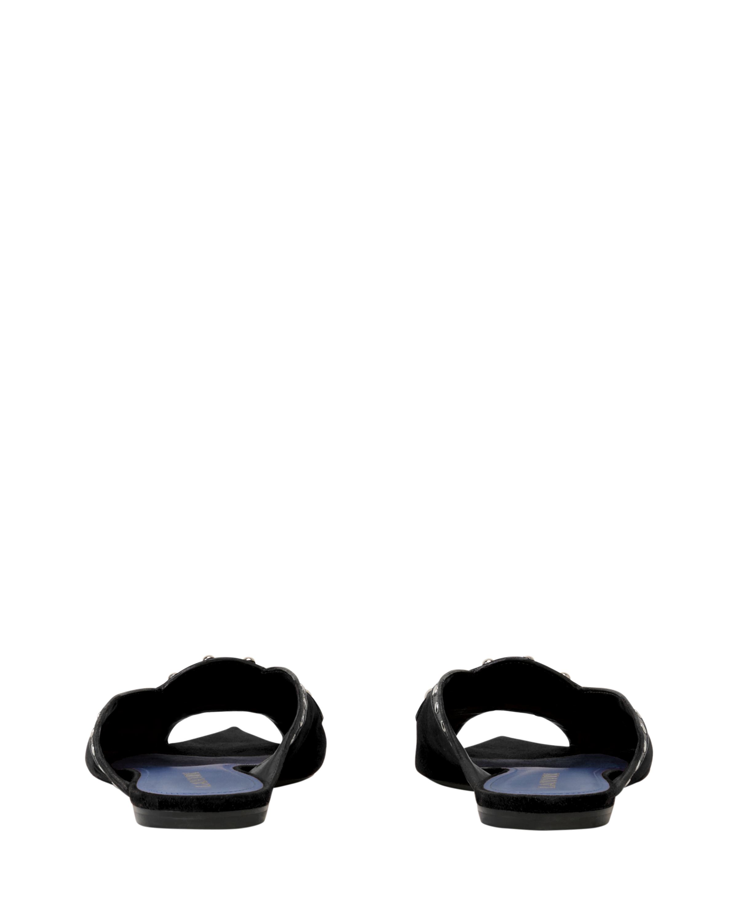 Lanvin Eclipse Arch Flat Mule, Alternate, color, Black