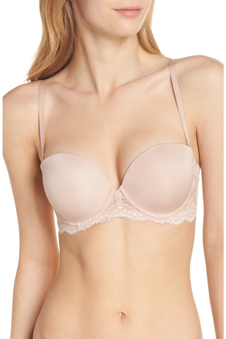 Beautifully Basic Strapless Underwire Bra, Alternate, color, CHAMPAGNE