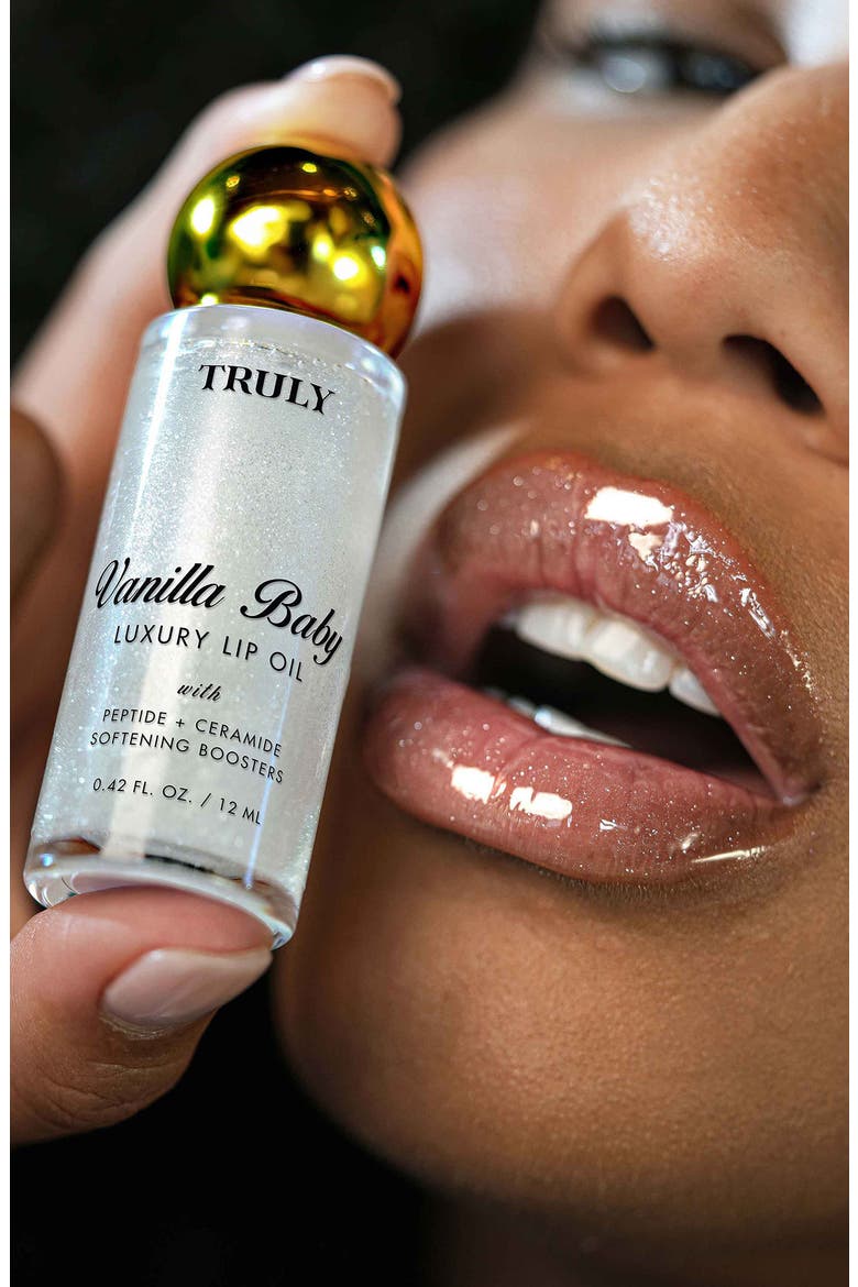 Glazed Donut Lip Oil, Alternate, color, VANILLA BABY