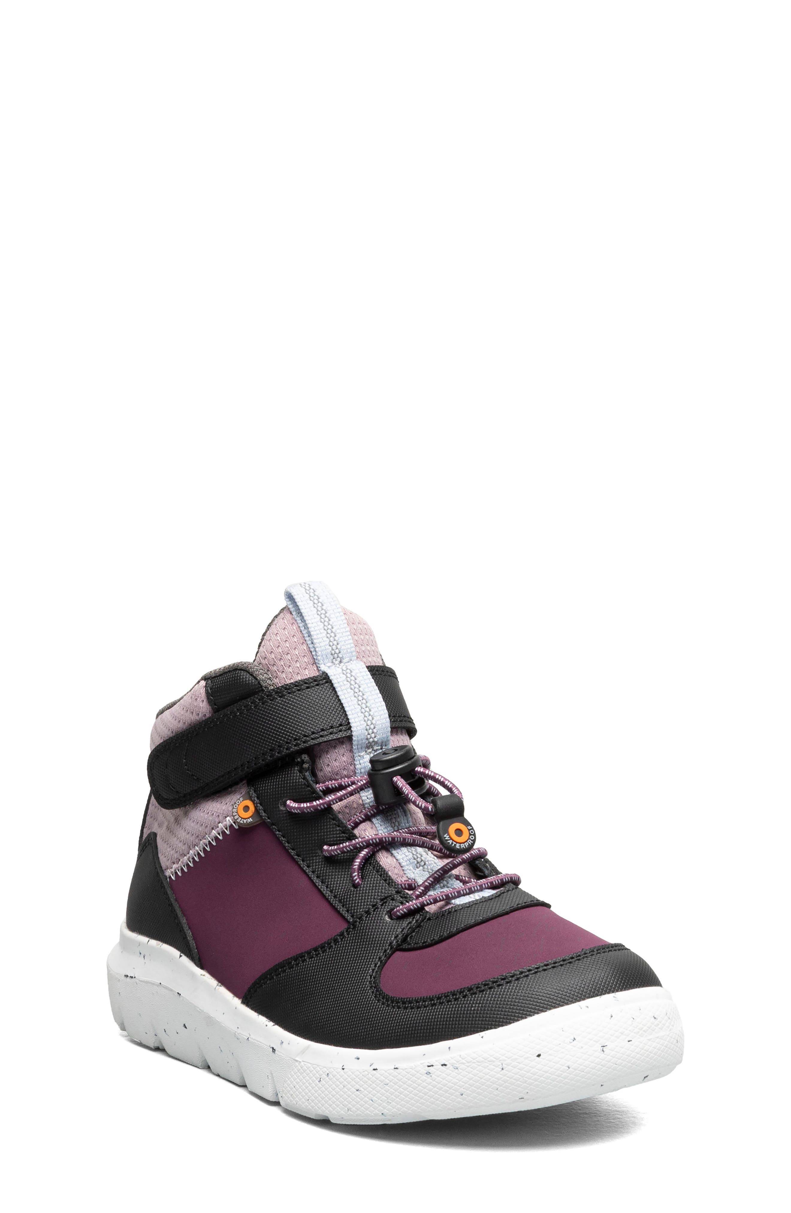 Bogs Skyline Kicker Waterproof High Top Sneaker, Main, color, Purple