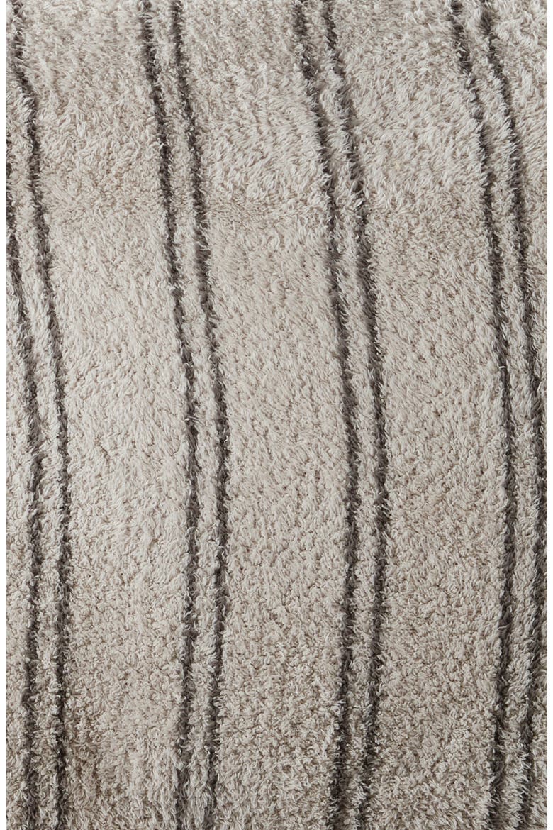 CozyChic® Vertical Stripe Duvet Cover & Shams, Alternate, color, STONE/ CHARCOAL