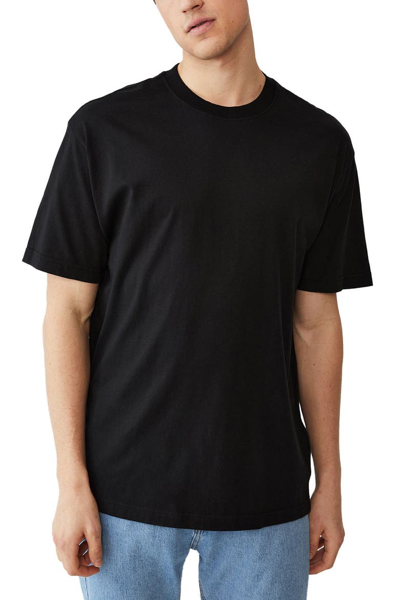 Organic Loose Fit T-Shirt, Main, color, BLACK