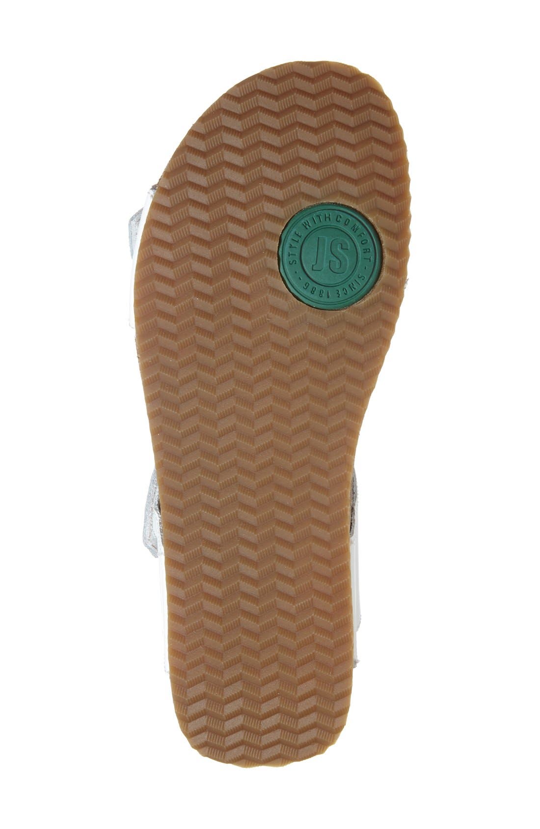 Josef Seibel Tonga 25 Sandal, Alternate, color, White Roma Leather