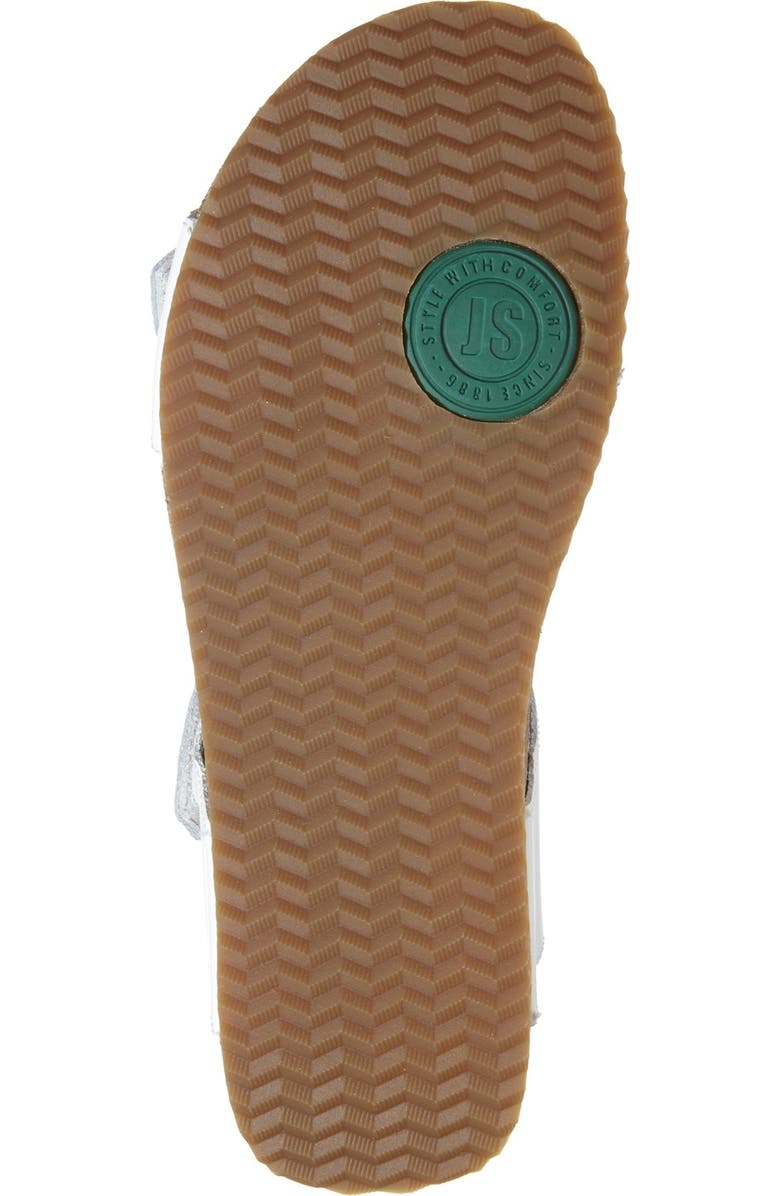 Josef Seibel Tonga 25 Sandal, Alternate, color, White Roma Leather