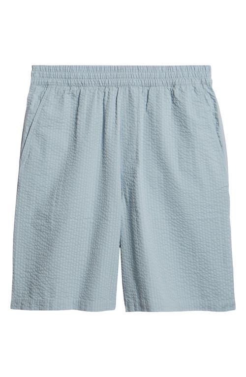 Carhartt Work In Progress Toland Seersucker Shorts In Black