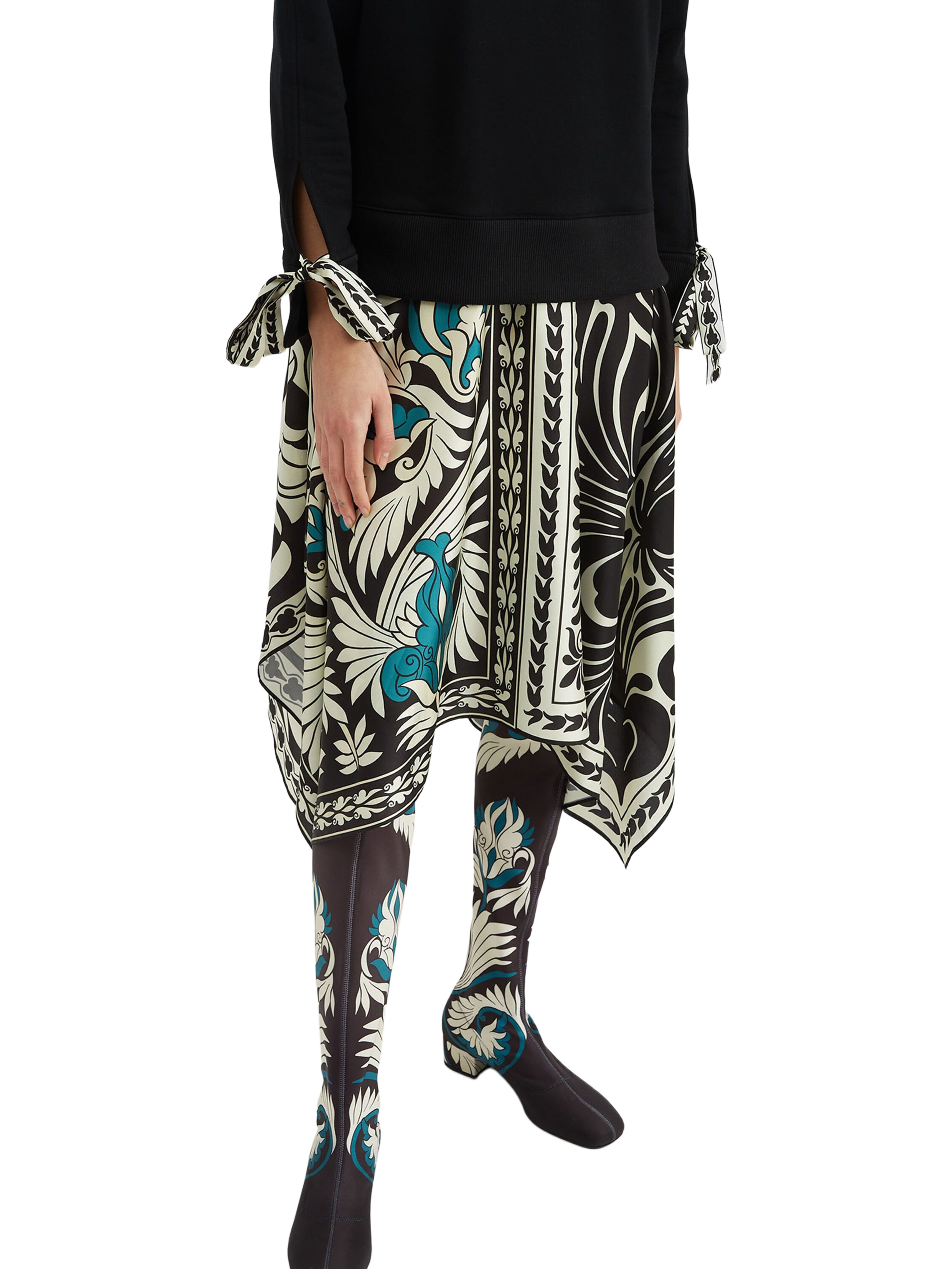 La DoubleJ Edie High Boots Mix Tiles Ottanio, Alternate, color, Mix Tiles Ottanio