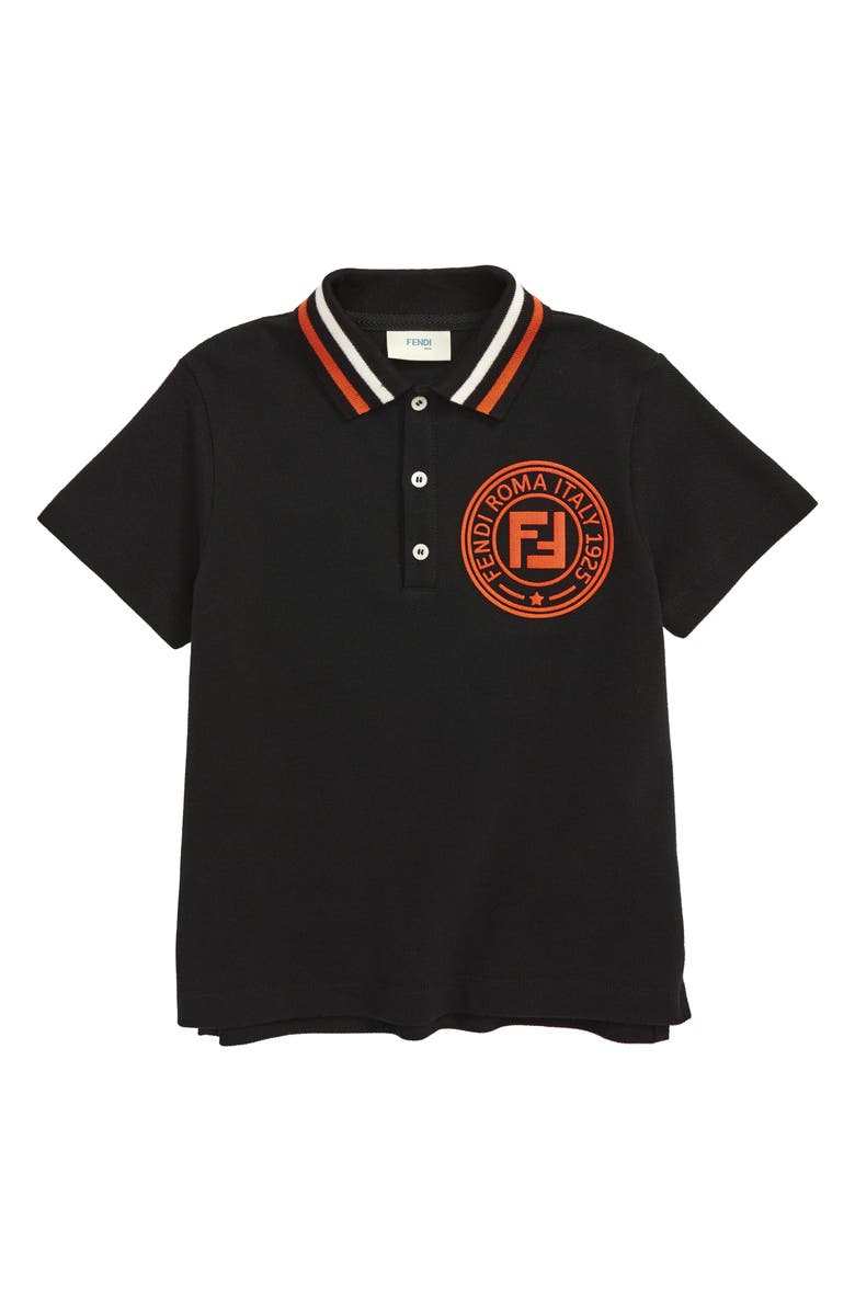 Fendi Logo Polo, Main, color,