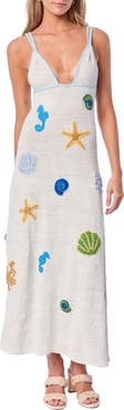 Capittana Carolina Appliqué Cover-Up Dress