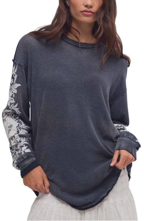 Flora Graphic Long Sleeve T-Shirt