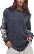 Free People Flora Graphic Long Sleeve T-Shirt