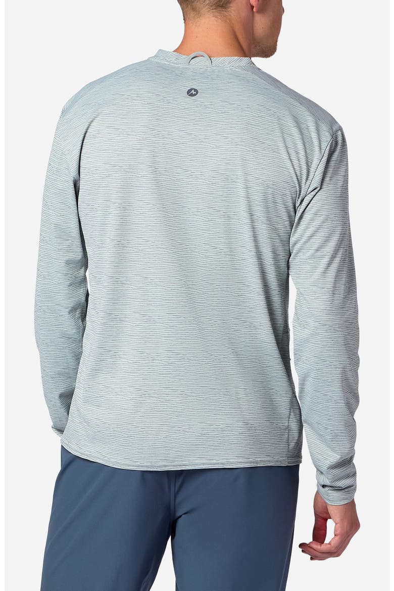 AirExchange SolarShield UPF Long Sleeve Crewneck T-Shirt, Alternate, color, BOULDER CRACK FREQUENCY