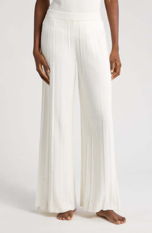 Barefoot Dreams Cozychic Ultra Light Palazzo Pant In Pearl