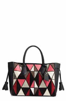Longchamp Penelope Arty Medium Leather & Suede Tote