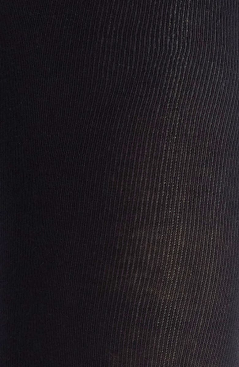 Hue Flat Knit Cotton Blend Tights, Alternate, color,