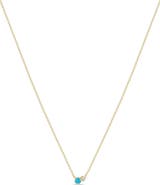 Zoë Chicco 14K Gold Mixed Stone Pendant Necklace