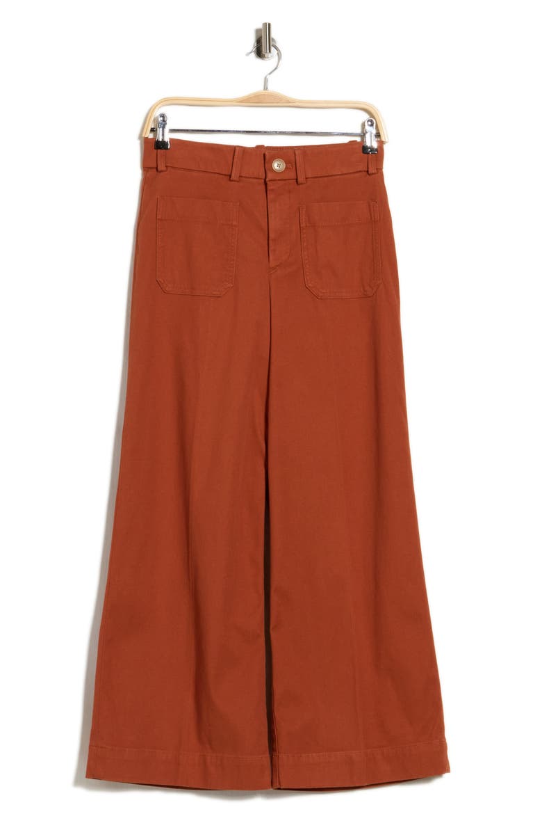 SPANXsupersmooth® Patch Pocket Wide Leg Pants, Main, color, SIENNA