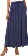Vince Camuto Drawstring Midi Cargo Skirt