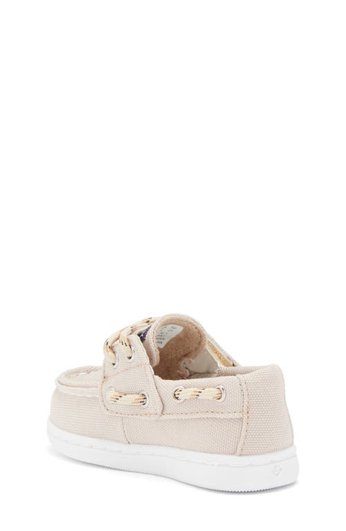 Shop Sperry Top-sider® Kids' Canvas Boat Shoe In Light Khaki