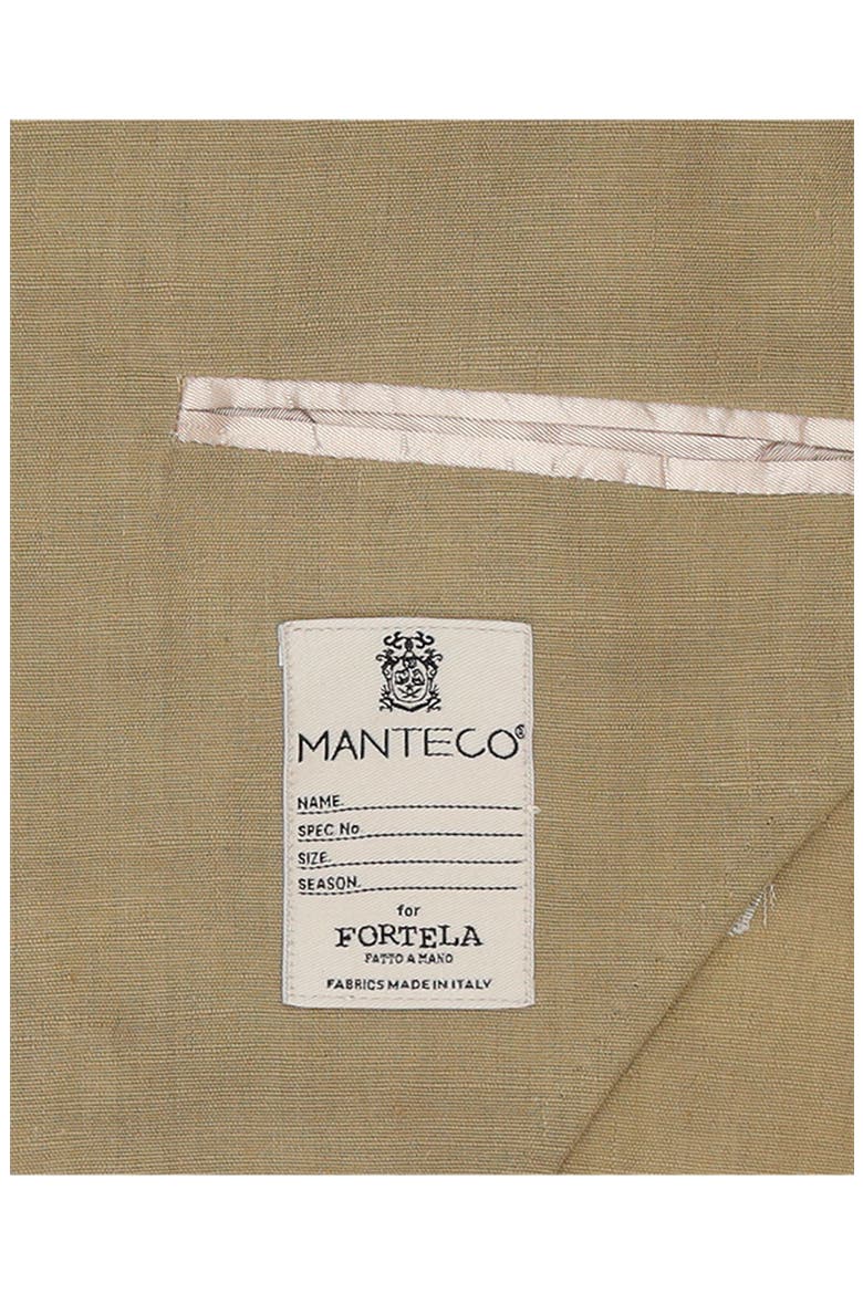 Double Breasted Linen Concord Jacket, Alternate, color, OIL