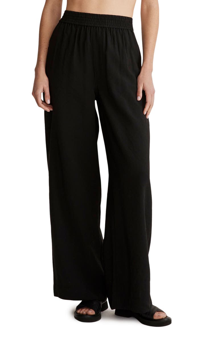 Madewell The Carley Wide Leg Pants, Main, color,