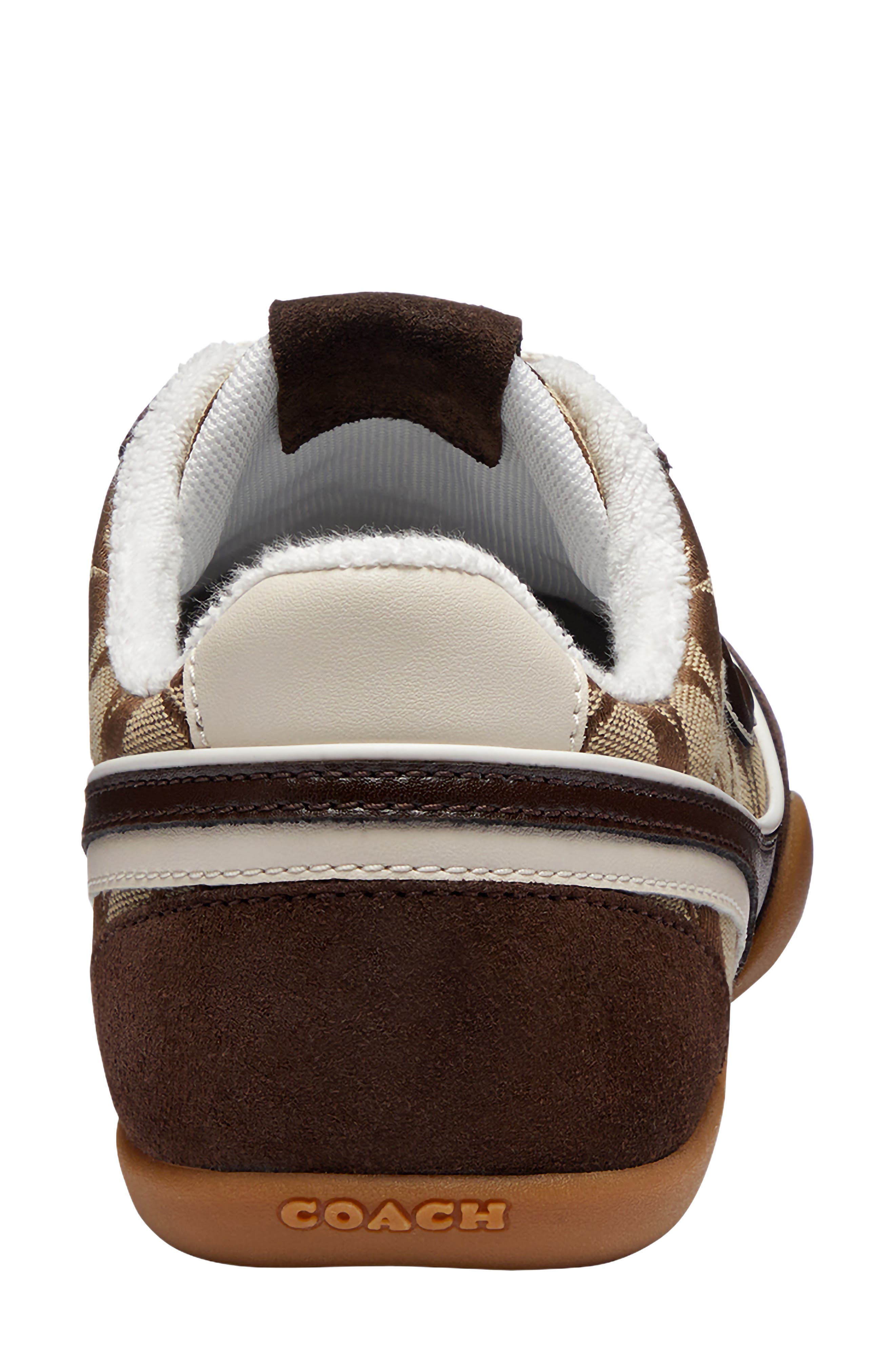 Track Sneaker, Alternate, color, TAN/ DARK CHOCOLATE