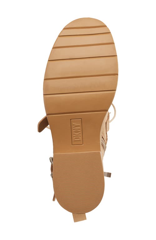 Dkny Ita Combat Boot In Brown