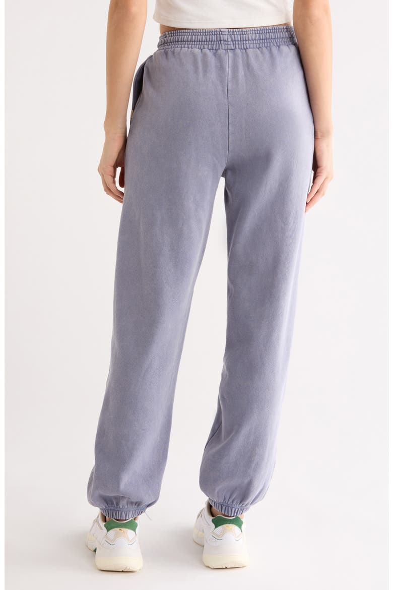 Saltwashed Stretch Cotton Fleece Joggers, Alternate, color, STONE BLUE