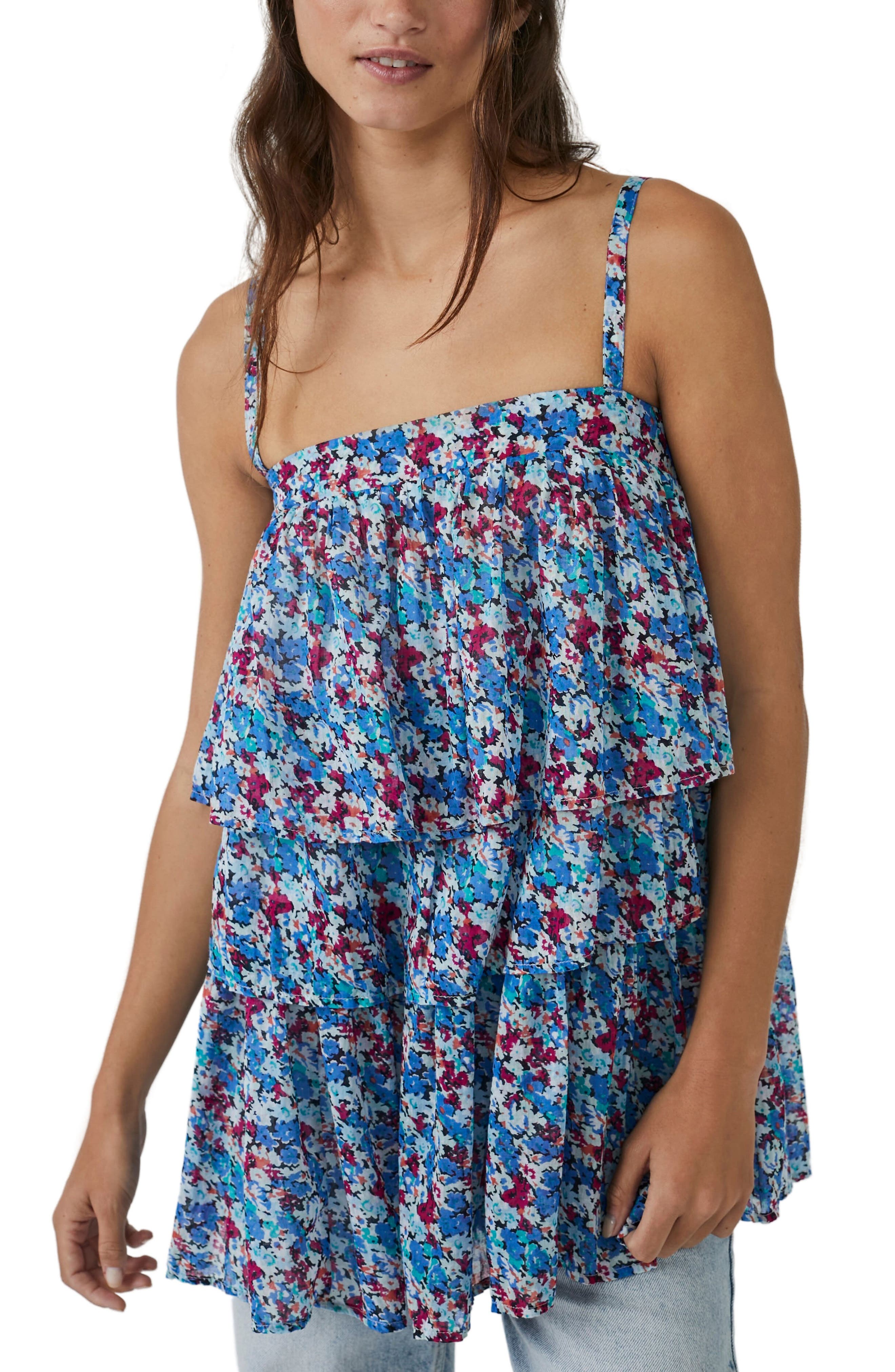 Free People Talia Tiered Tank