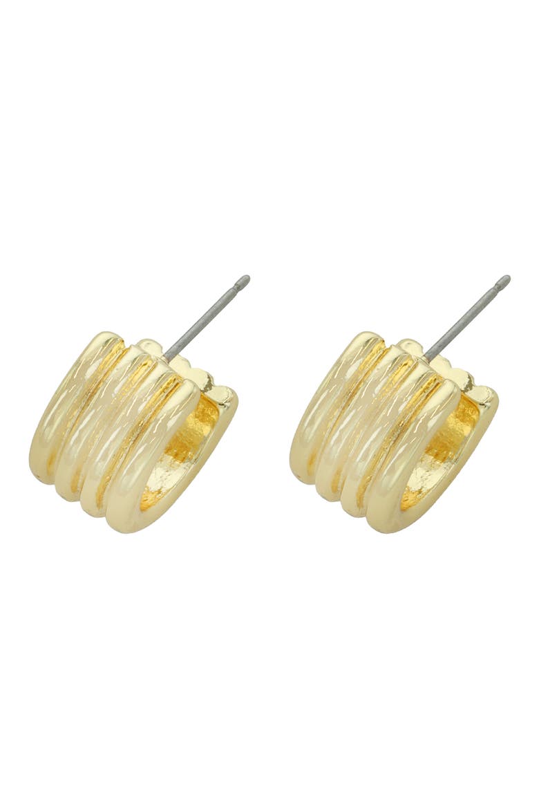 Etched Hoop Earrings, Main, color, GOLD